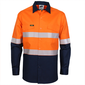 HiVis 2 Tone Segment Taped Coolight Shirt